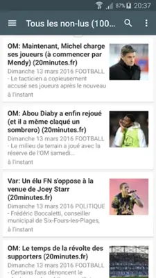 Marseille News android App screenshot 2